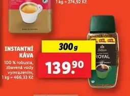 Lidl Instantní káva nabídka