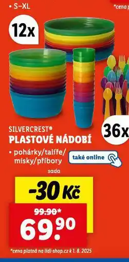 Lidl Plastové nádobí nabídka