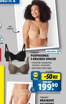 Lidl Podprsenka s krajkou nabídka