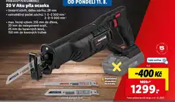 Lidl 20 v aku pila ocaska nabídka