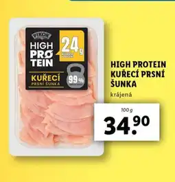 Lidl High protein kuřecí prsní šunka nabídka