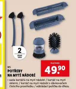 Lidl Potřeby na mytí nádobí nabídka