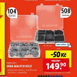 Lidl Sada malých dílů nabídka