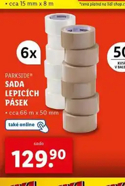 Lidl Sada lepicích pásek nabídka