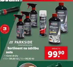 Lidl Sortiment na údržbu auta nabídka