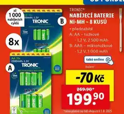 Lidl Nabíjecí baterie nabídka