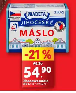 Lidl Jihočeské máslo nabídka