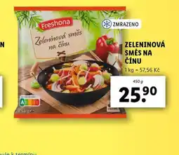 Lidl Zeleninová směs na čínu nabídka