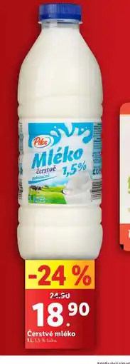 Lidl Čerstvé mléko nabídka