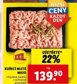 Lidl Kuřecí mleté maso nabídka