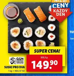 Lidl Sushi pro dav nabídka
