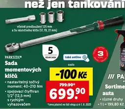 Lidl Sada momentových klíčů nabídka