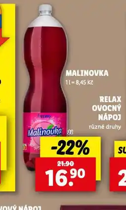 Lidl Malinovka nabídka