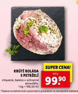 Lidl Krůtí roláda s petrželí nabídka