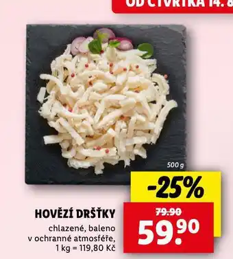 Lidl Hovězí dršťky nabídka