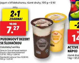 Lidl Pudingový dezert se šlehačkou nabídka