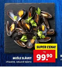 Lidl Mušle slávky nabídka