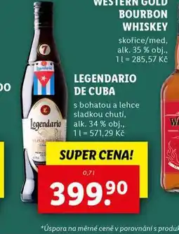 Lidl Legendario de cuba nabídka