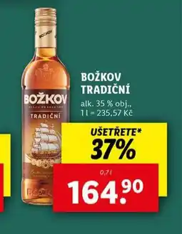 Lidl Božkov tradiční nabídka
