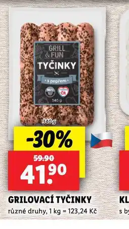 Lidl Grilovací tyčinky nabídka