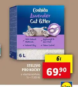 Lidl Coshida stelivo pro kočky nabídka