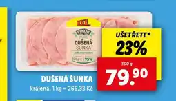 Lidl Dušená šunka nabídka