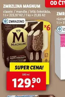 Lidl Zmrzlina magnum nabídka