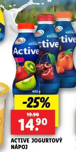 Lidl Active jogurtový nápoj nabídka