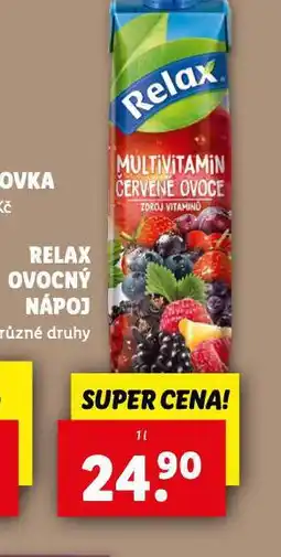 Lidl Relax ovocný čaj nabídka