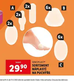 Lidl Sortiment náplastí na puchýře nabídka