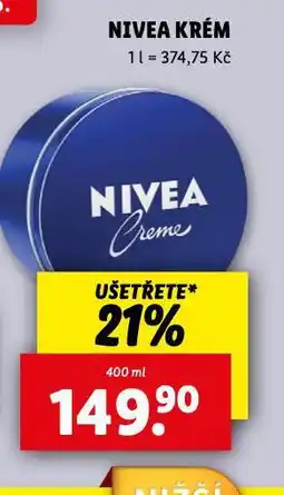 Lidl Nivea krém nabídka