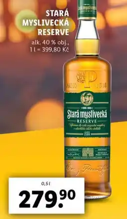 Lidl Stará myslivecká reserve nabídka