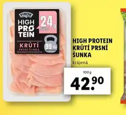 Lidl High protein krůtí prsní šunka nabídka