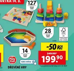 Lidl Dřevěné hry nabídka