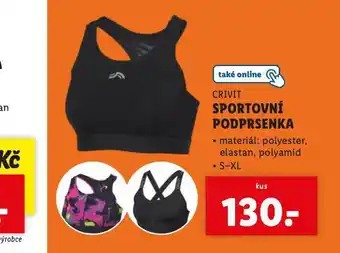 Lidl Sportovní podprsenka nabídka