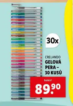 Lidl Gelová pera nabídka