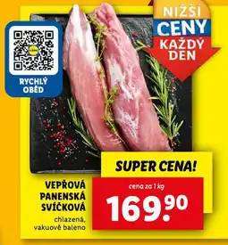 Lidl Vepřová panenská svíčková nabídka