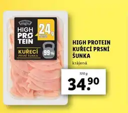 Lidl High protein kuřecí prsní šunka nabídka