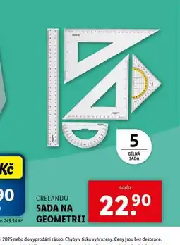 Lidl Sada na geometrii nabídka