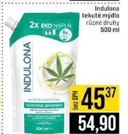 Jip Indulona tekuté mýdlo různé druhy 500 ml nabídka