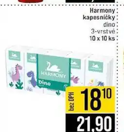 Jip Harmony kapesničky dino 3-vrstvé 10 x 10 ks nabídka