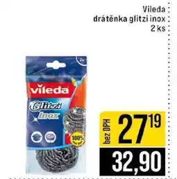 Jip Vileda drátěnka glitzi inox 2ks nabídka