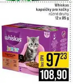Jip Whiskas kapsičky pro kočky různé druhy 12 x 85 g nabídka