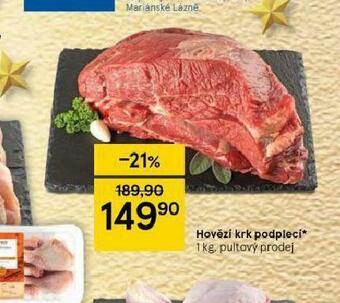 Tesco Hovězí krk podplecí nabídka