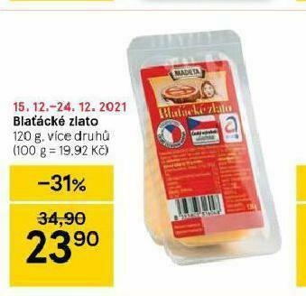 Tesco Blaťácké zlato nabídka