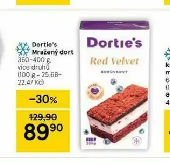 Tesco Dorte´s mražený dort nabídka