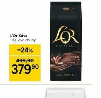 Tesco L´or káva nabídka
