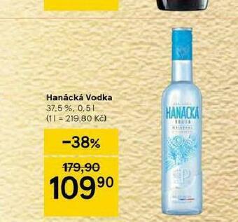 Tesco Hanácká vodka nabídka