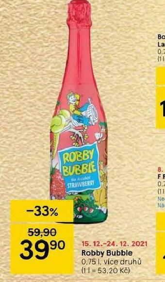 Tesco Robby bubble nabídka