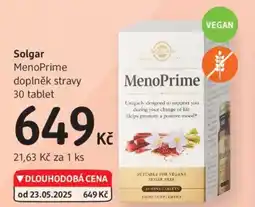 dm drogerie Solgar MenoPrime doplněk stravy nabídka